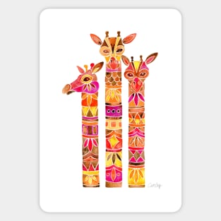 giraffe firey Sticker